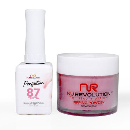 NR PERFECTION SET: GEL + DIP|ACRYLIC -#PFS087 TAFFETA