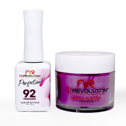 NR PERFECTION SET: GEL + DIP|ACRYLIC -#PFS092 PRE DAWN