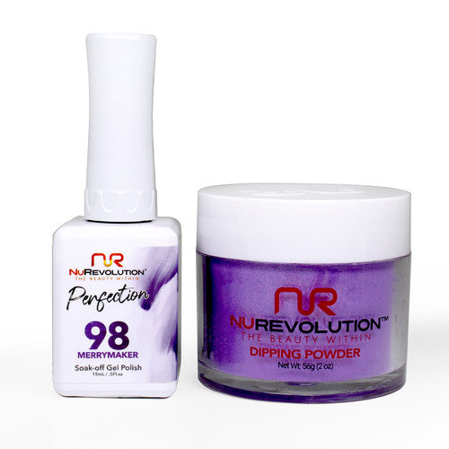 NR PERFECTION SET: GEL + DIP|ACRYLIC -#PFS098 MERRYMAKER