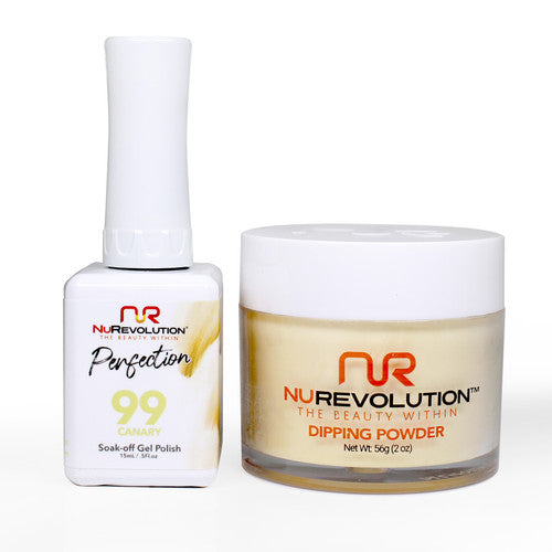 NR PERFECTION SET: GEL + DIP|ACRYLIC -#PFS099 CANARY