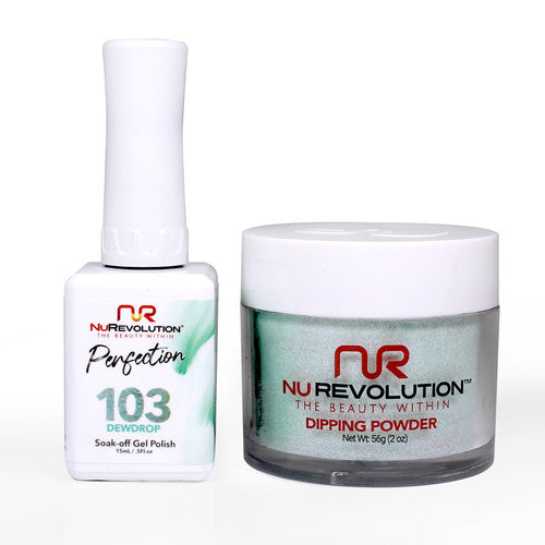 NR PERFECTION SET: GEL + DIP|ACRYLIC -#PFS103 DEWDROP