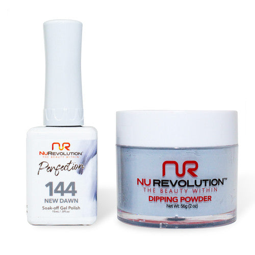 NR PERFECTION SET: GEL + DIP|ACRYLIC -#PFS144 NEW DAWN