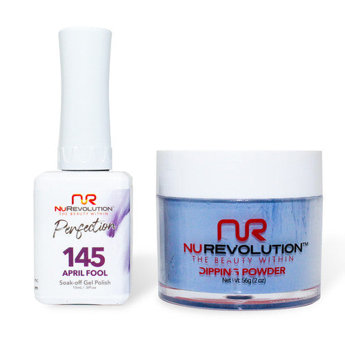 NR PERFECTION SET: GEL + DIP|ACRYLIC -#PFS145 APRIL FOOL