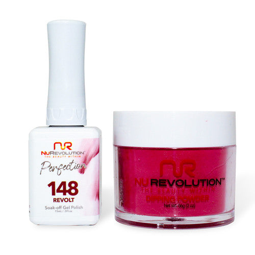 NR PERFECTION SET: GEL + DIP|ACRYLIC -#PFS148 REVOLT