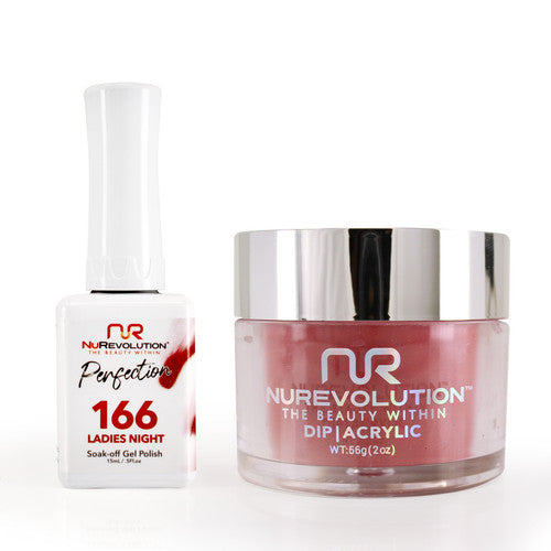 NR PERFECTION SET: GEL + DIP|ACRYLIC -#PFS166 LADIES NIGHT