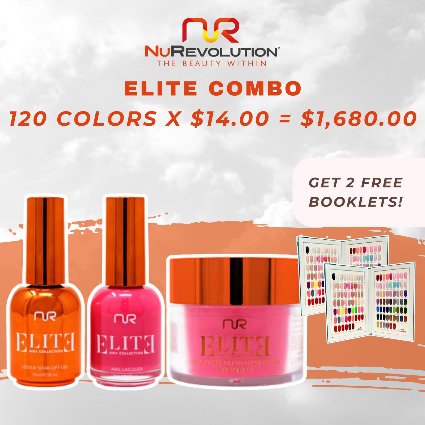 Buy NUREVOLUTION Elite COMBO  Collection: Combo Trio - Duo (Lacquer+Gel), Powder (Dip+Acylic).