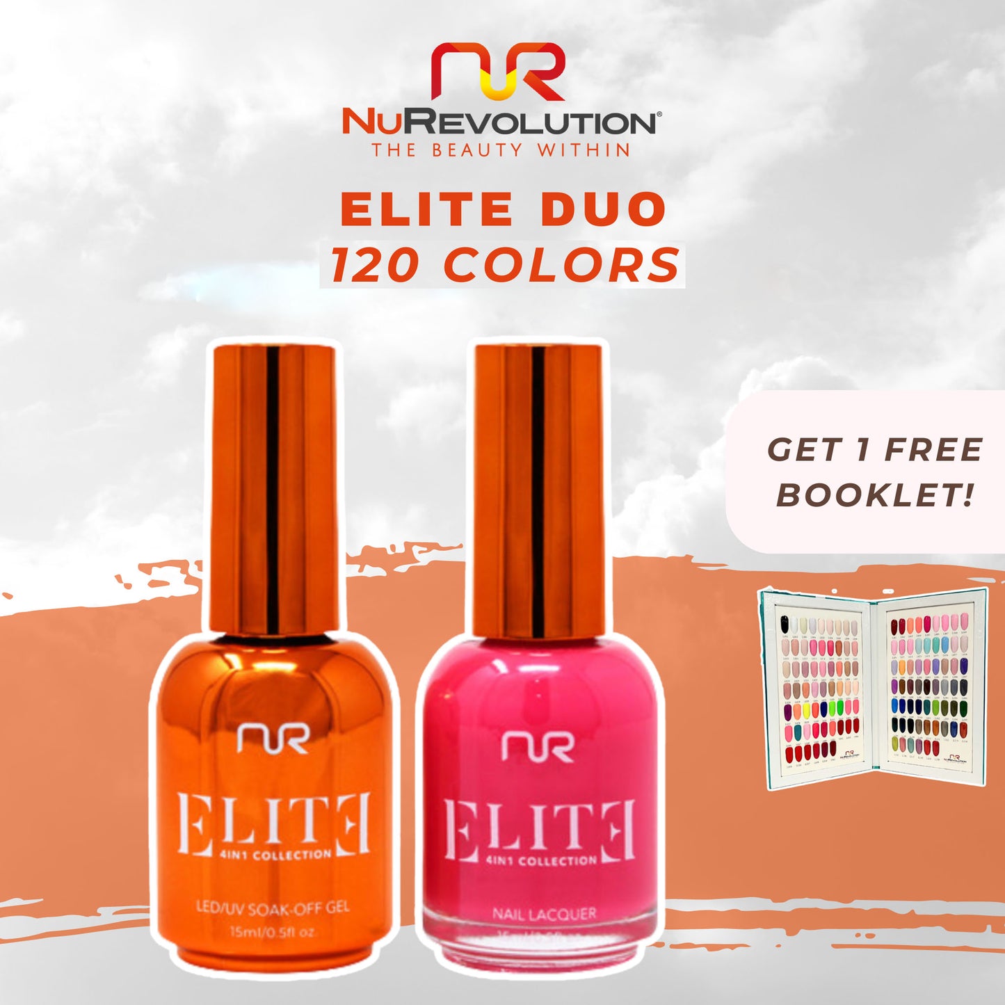 NUREVOLUTION Elite Duo  Collection: Duo (Lacquer+Gel).