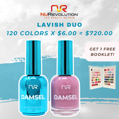 Buy NUREVOLUTION Lavish Duo  Collection: Duo (Lacquer+Gel).