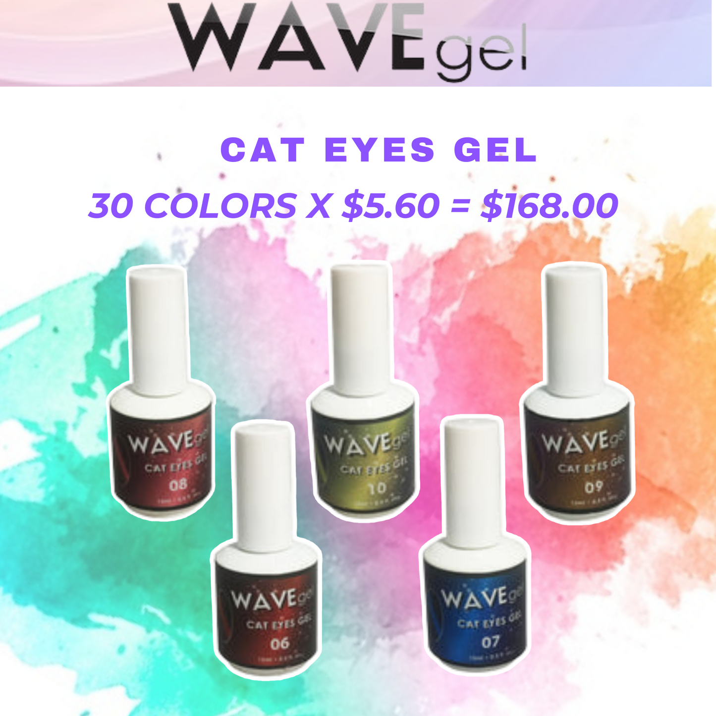 WaveGel CAT EYES GEL - #1-30 Collection