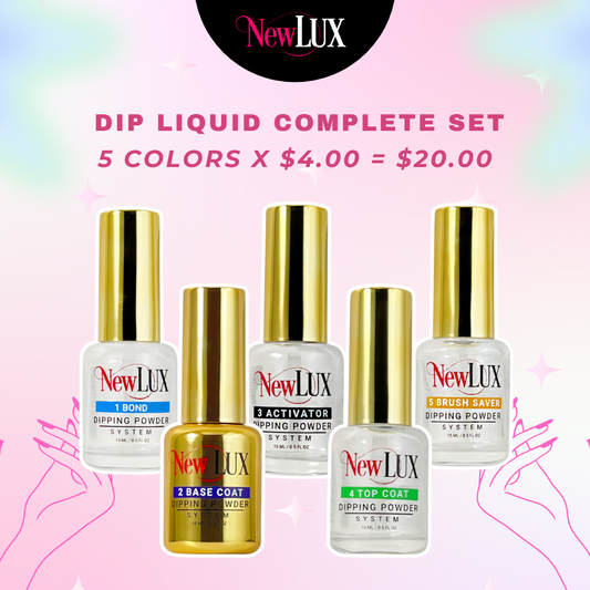 NEWLUX DIP LIQUID COMPLETE SET