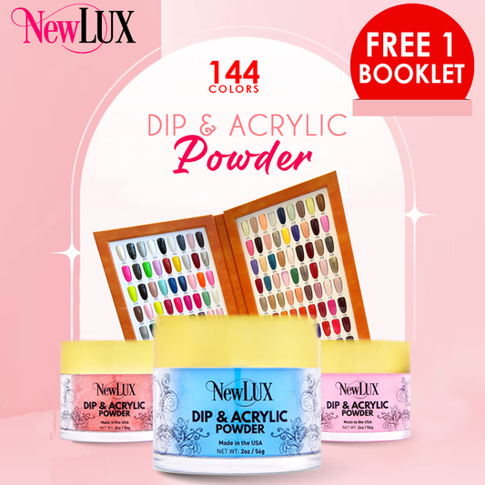 Buy NewLux Powder  Collection: 144 Colors Powder (Dip+Acrylic) 2oz.
