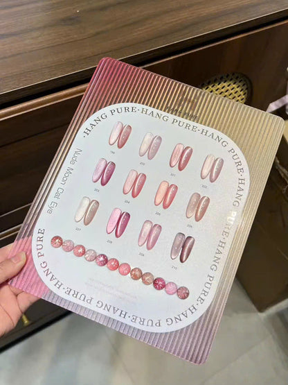 Hang Pure Nude Moon Cat Eye Gel - 12 Colors ( #199 - 210 )