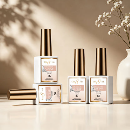 Cre8tion Cat Eye Gel Nude Collection Kit - 18 Colors
