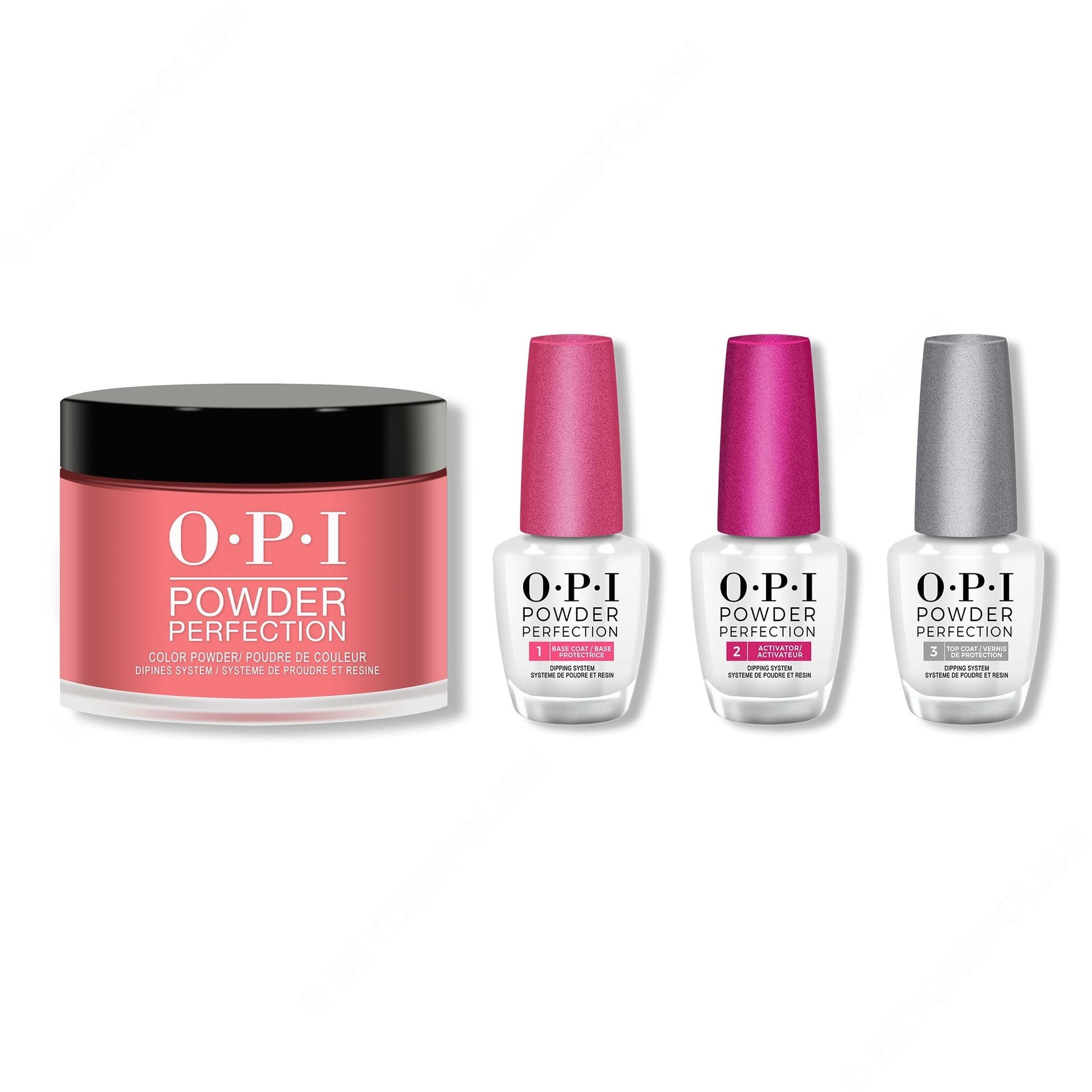 OPI - Dip Powder Combo - Liquid Set & Color So Hot It Berns