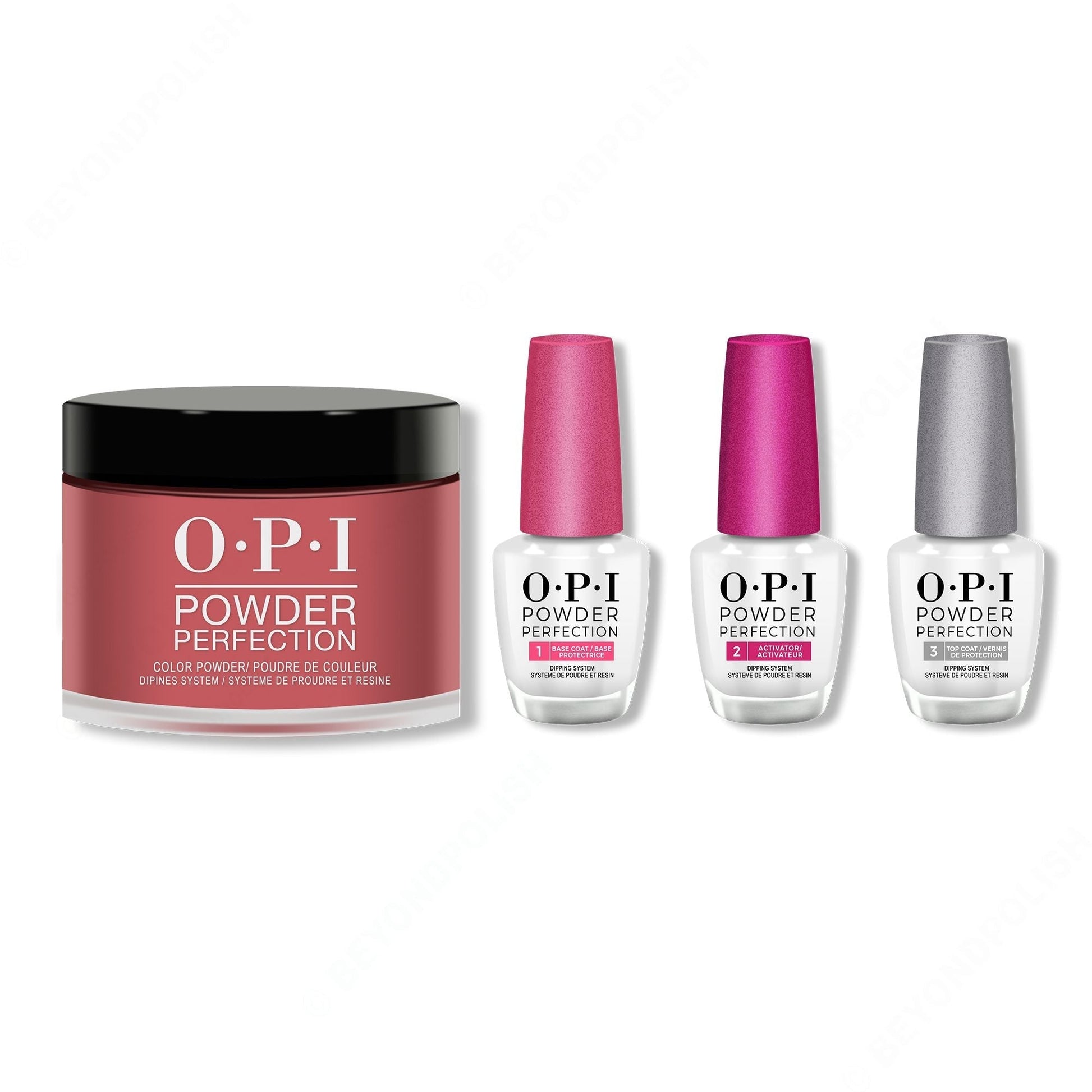 OPI - Dip Powder Combo - Liquid Set & Got The Blues For Red