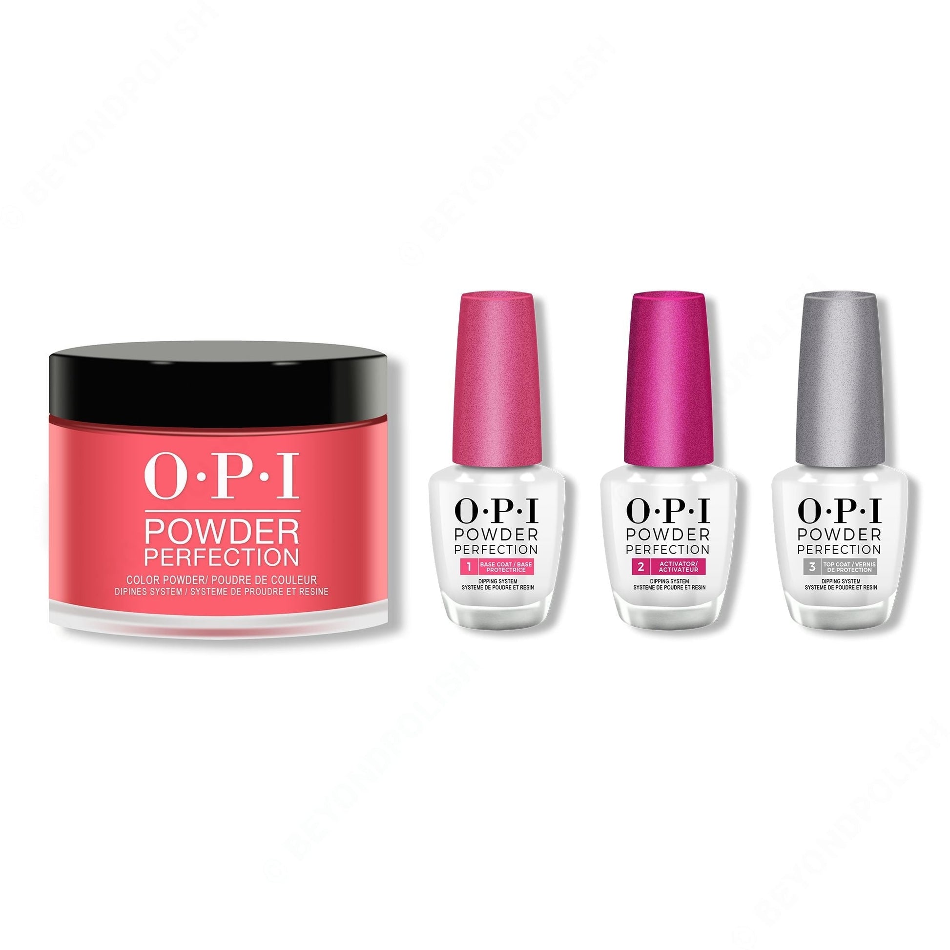 OPI - Dip Powder Combo - Liquid Set & Red Hot Rio