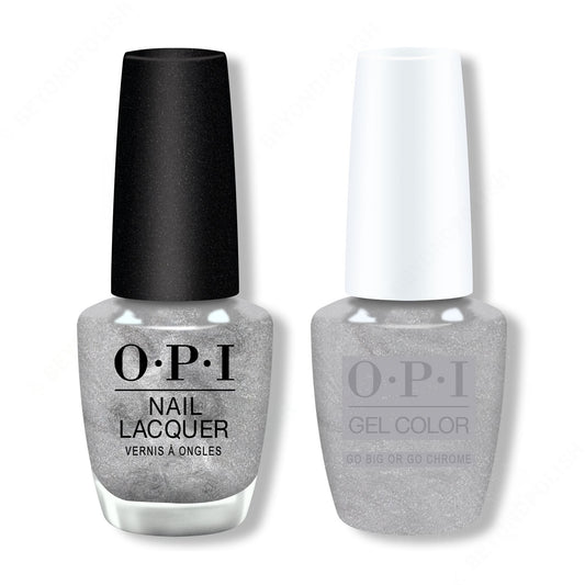 OPI - Gel & Lacquer Combo - Go Big or Go Chrome