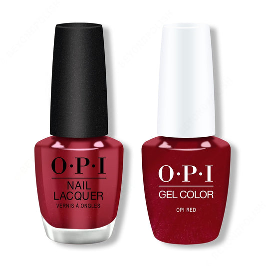 OPI - Gel & Lacquer Combo - OPI Red