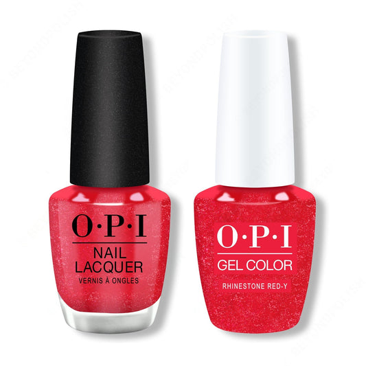 OPI - Gel & Lacquer Combo - Rhinestone Red-y