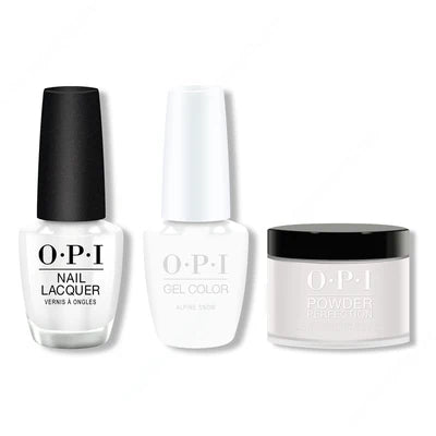 OPI - Gel, Lacquer & Dip Combo - Alpine Snow