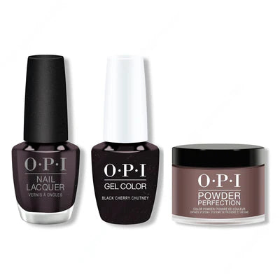 OPI - Gel, Lacquer & Dip Combo - Black Cherry Chutney