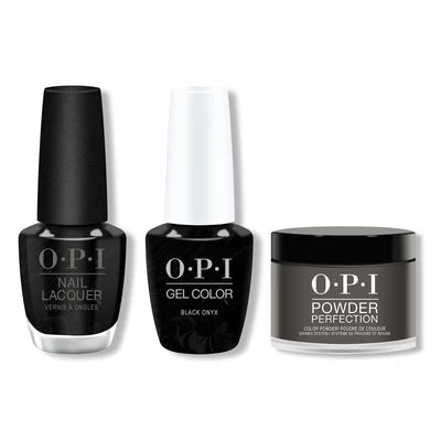 OPI - Gel, Lacquer & Dip Combo - Black Onyx