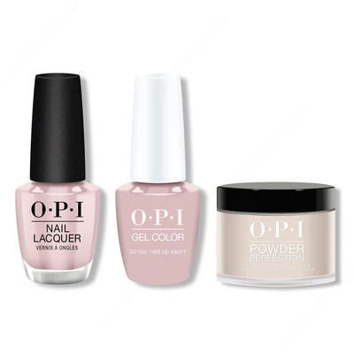 OPI - Gel, Lacquer & Dip Combo - Do You Take Lei Away?