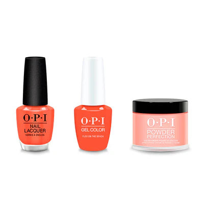 OPI - Gel, Lacquer & Dip Combo - Flex On The Beach