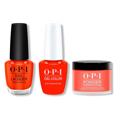 OPI - Gel, Lacquer & Dip Combo - Rust & Relaxation