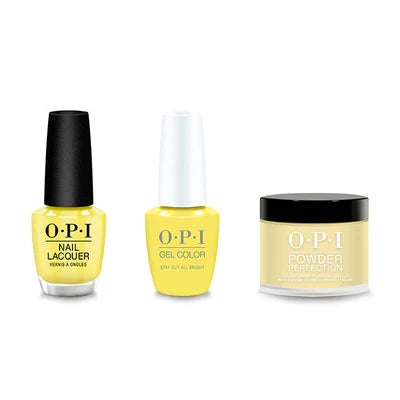 OPI - Gel, Lacquer & Dip Combo - Stay Out All Bright
