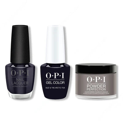 OPI - Gel, Lacquer & Dip Combo - Suzi & the Arctic Fox