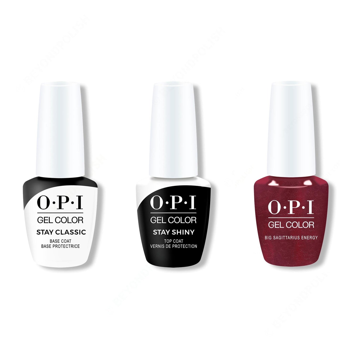 OPI - GelColor Combo - Stay Classic Base, Shiny Top & Big Sagittarius Energy
