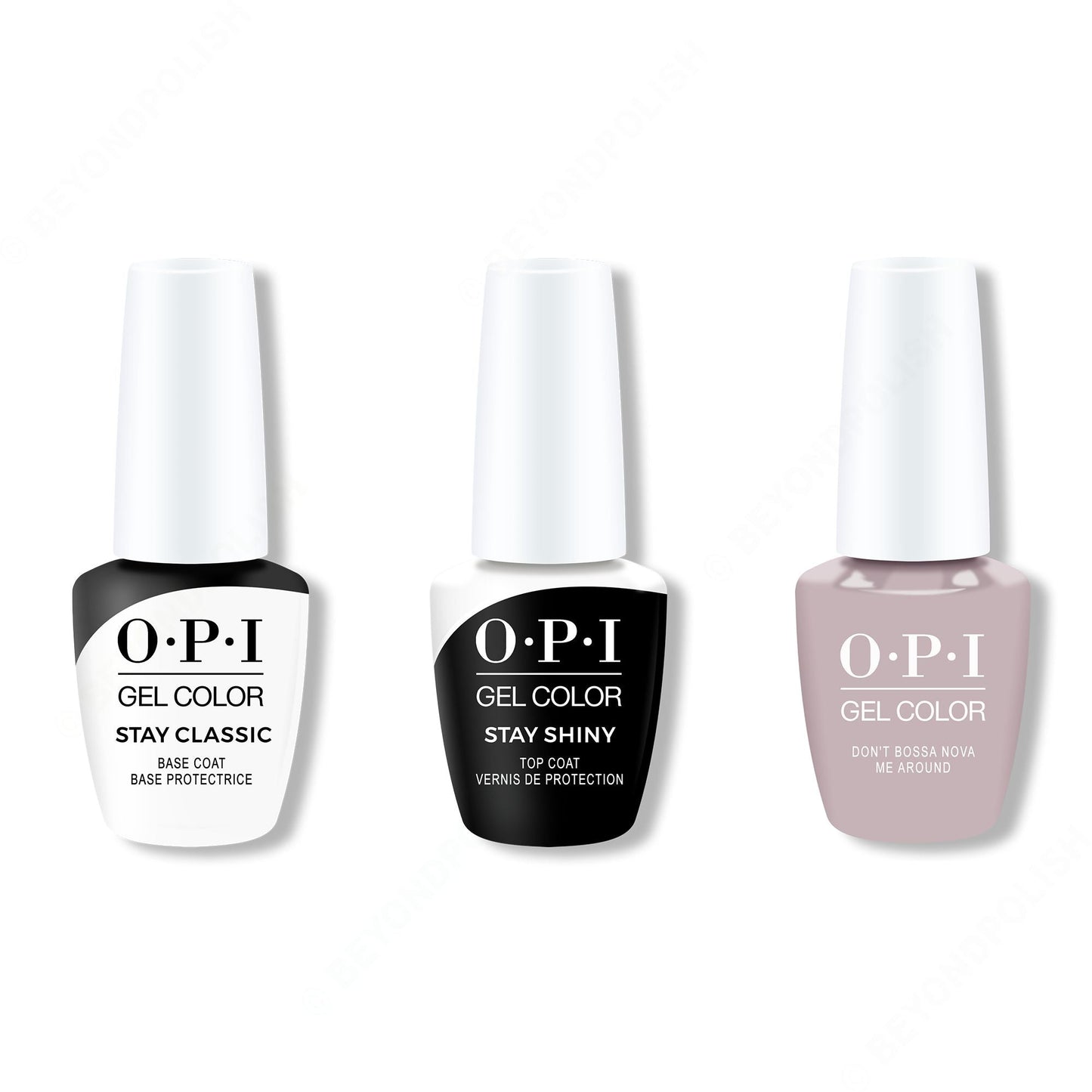 OPI - GelColor Combo - Stay Classic Base, Shiny Top & Dont Bossa Nova Me Around