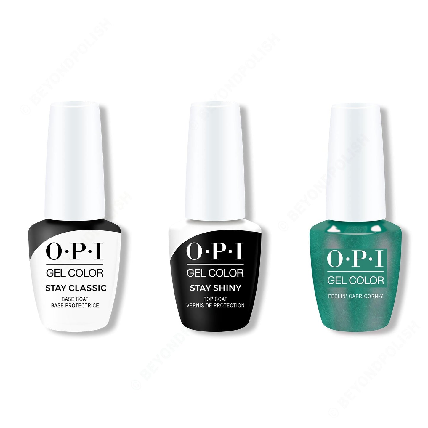 OPI - GelColor Combo - Stay Classic Base, Shiny Top & Feelin' Capricorn-y