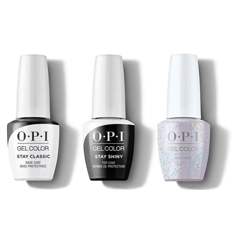 OPI - GelColor Combo - Stay Classic Base, Shiny Top & Halo There