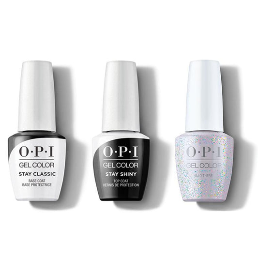 OPI - GelColor Combo - Stay Classic Base, Shiny Top & Halo There