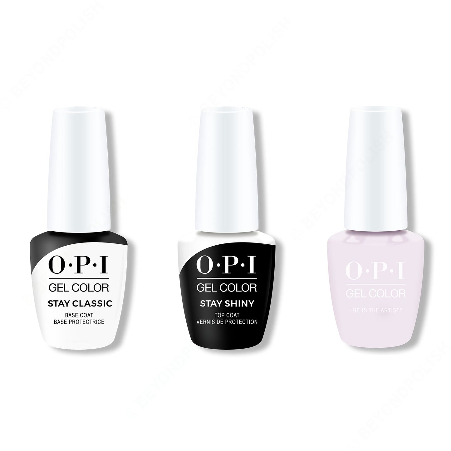 OPI - GelColor Combo - Stay Classic Base, Shiny Top & Hue Is The Artist?