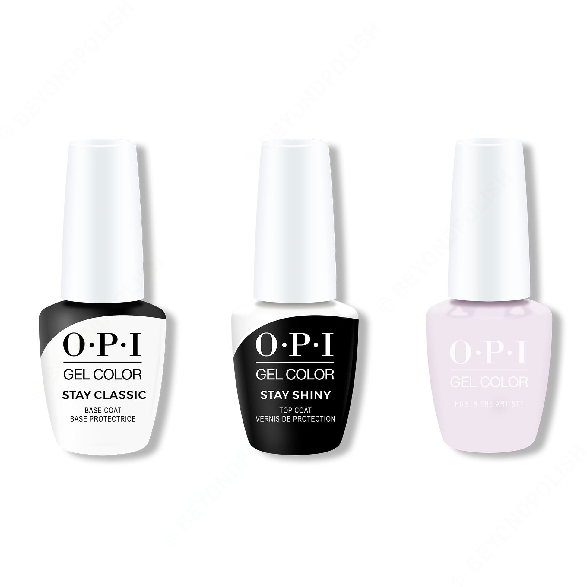 OPI - GelColor Combo - Stay Classic Base, Shiny Top & Hue Is The Artist?