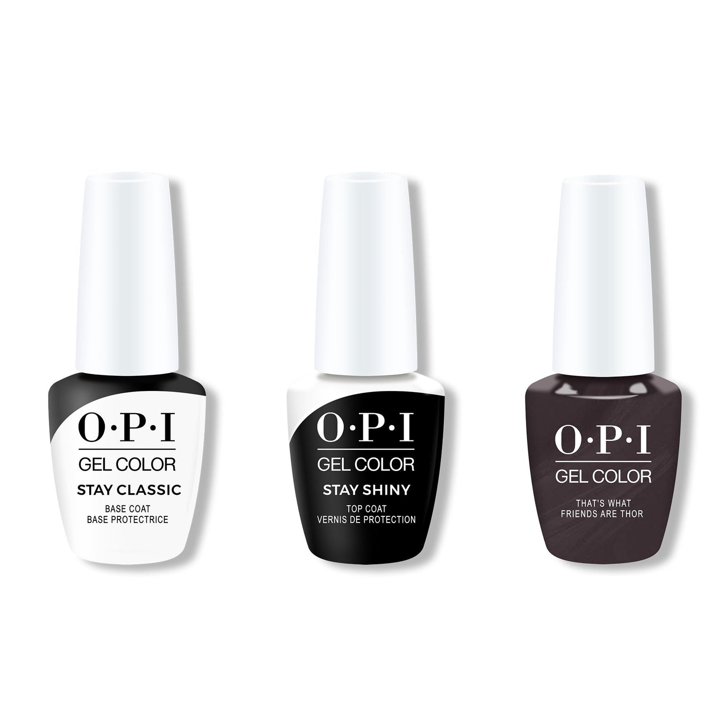 OPI - GelColor Combo - Stay Classic Base, Shiny Top & Krona-logical Order