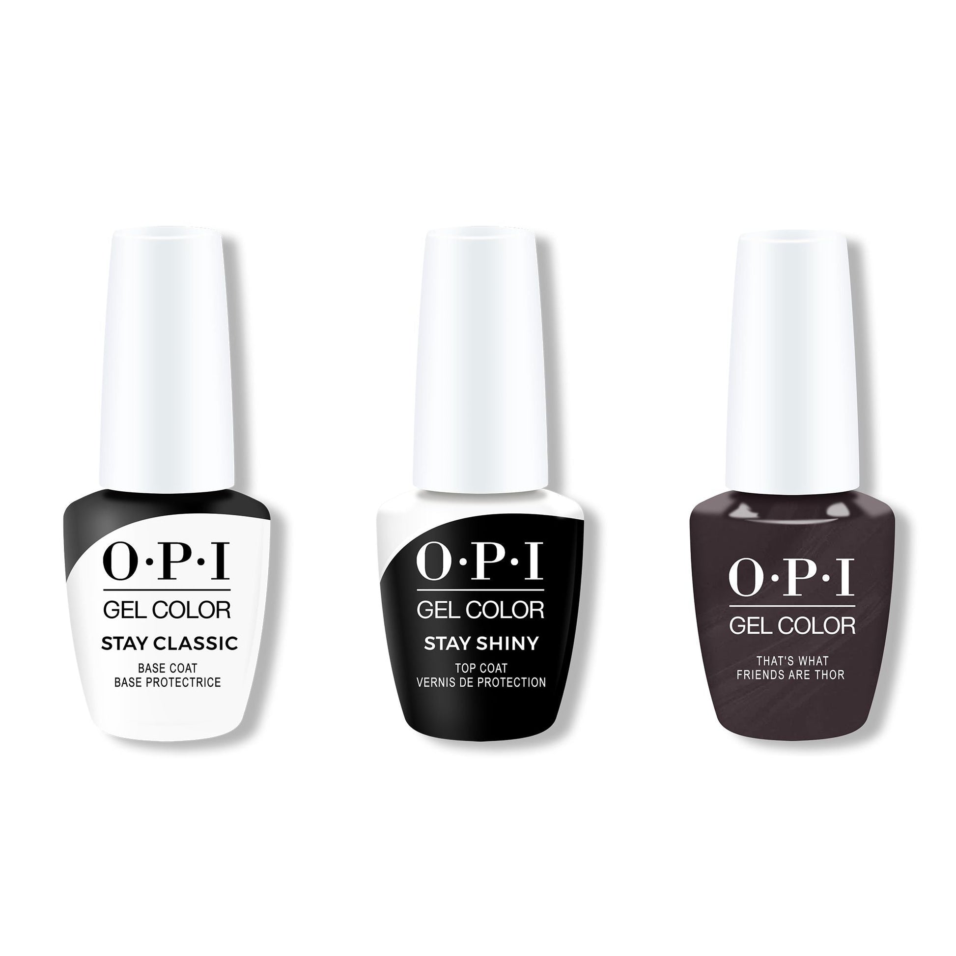OPI - GelColor Combo - Stay Classic Base, Shiny Top & Krona-logical Order
