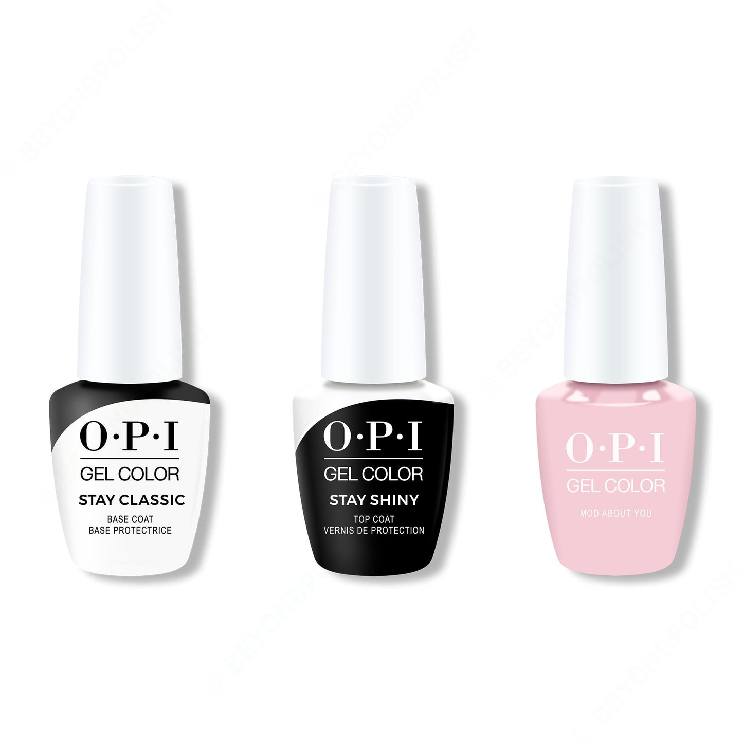 OPI - GelColor Combo - Stay Classic Base, Shiny Top & Mod About You