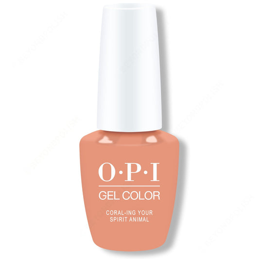 OPI GelColor - Coral-ing Your Spirit Animal 0.5 oz - #GCM88