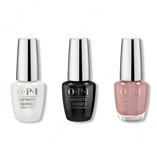 OPI - Infinite Shine Combo - Base, Top & Barefoot In Barcelona - #ISLE41
