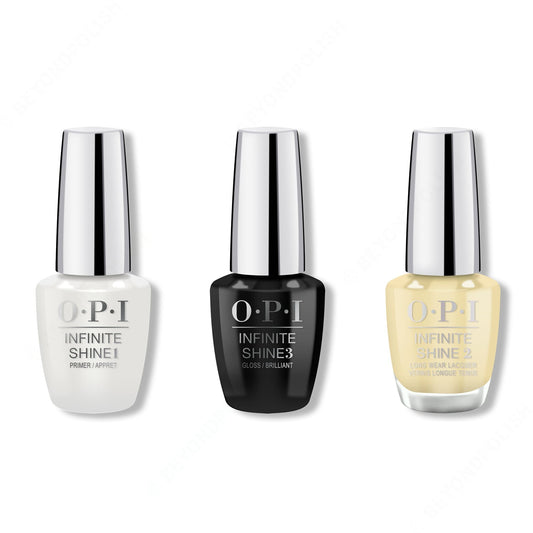 OPI - Infinite Shine Combo - Base, Top & Bee-hind the Scenes