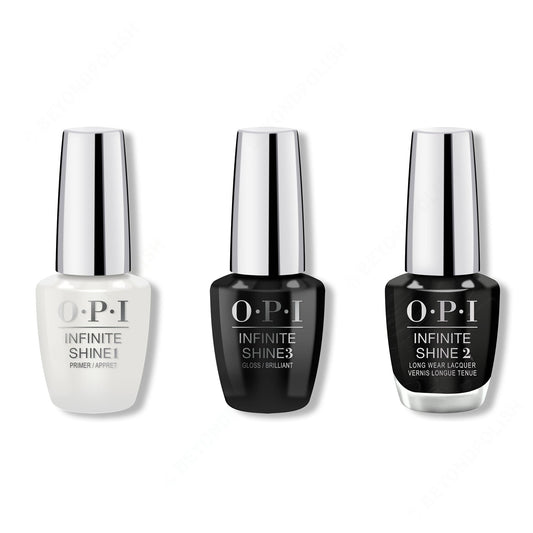 OPI - Infinite Shine Combo - Base, Top & Black Onyx - #ISLT02