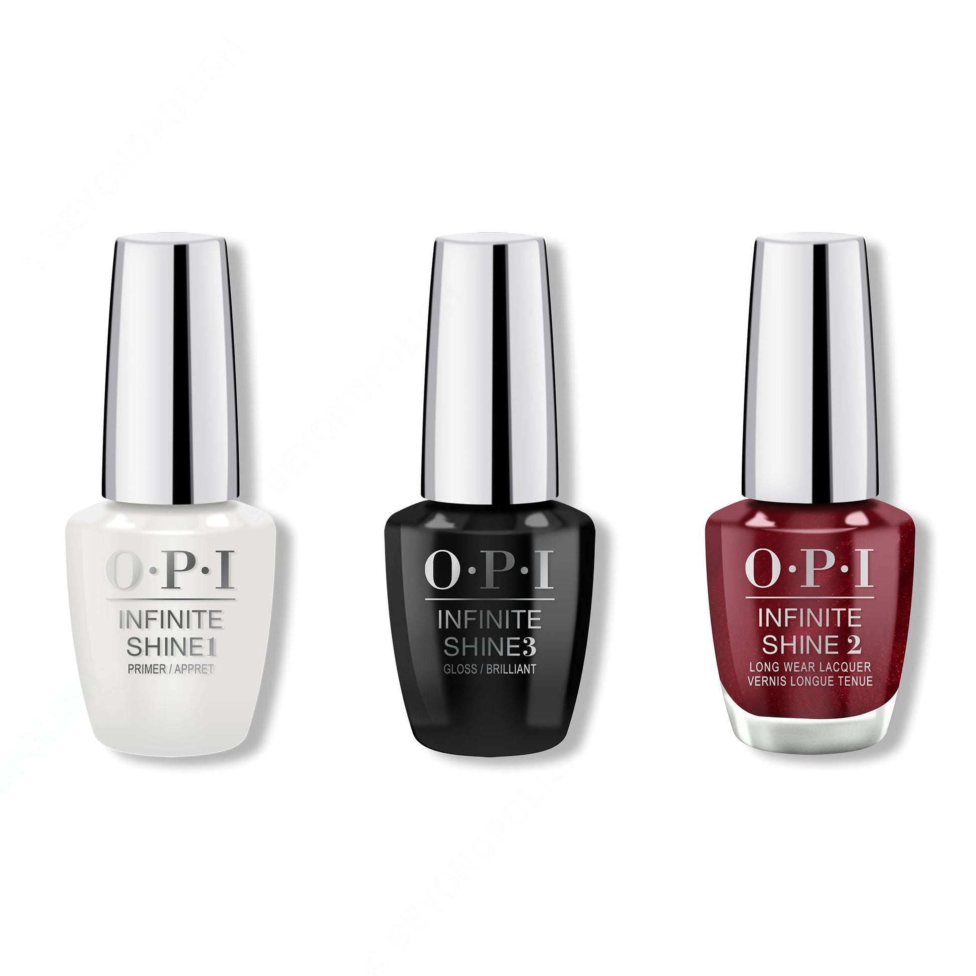 OPI - Infinite Shine Combo - Base, Top & I'm Not Really A Waitress - #ISLH08