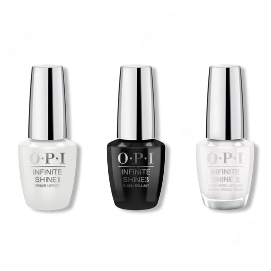 OPI - Infinite Shine Combo - Base, Top & Less is Norse - #ISLI59