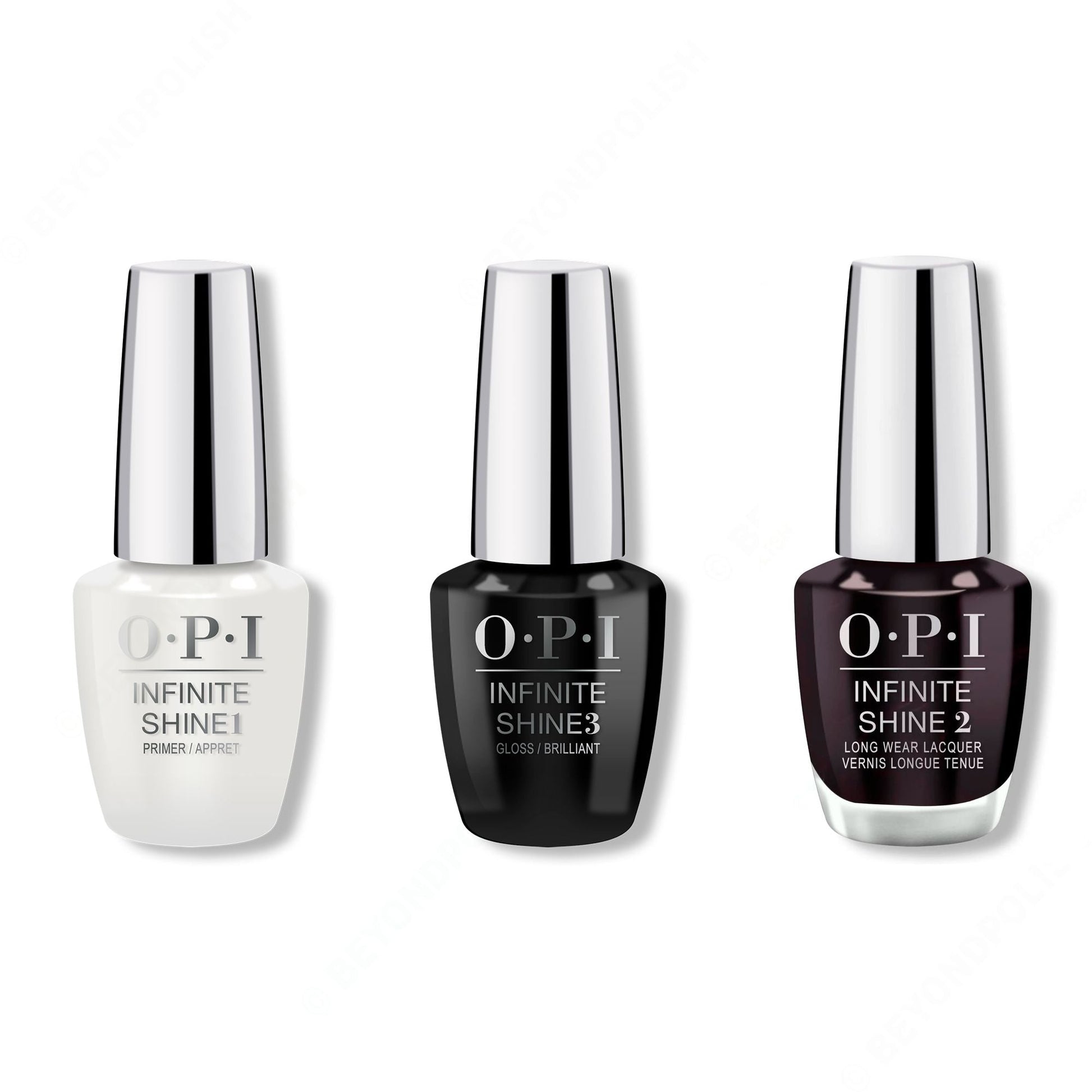 OPI - Infinite Shine Combo - Base, Top & Lincoln Park After Dark - #ISLW42
