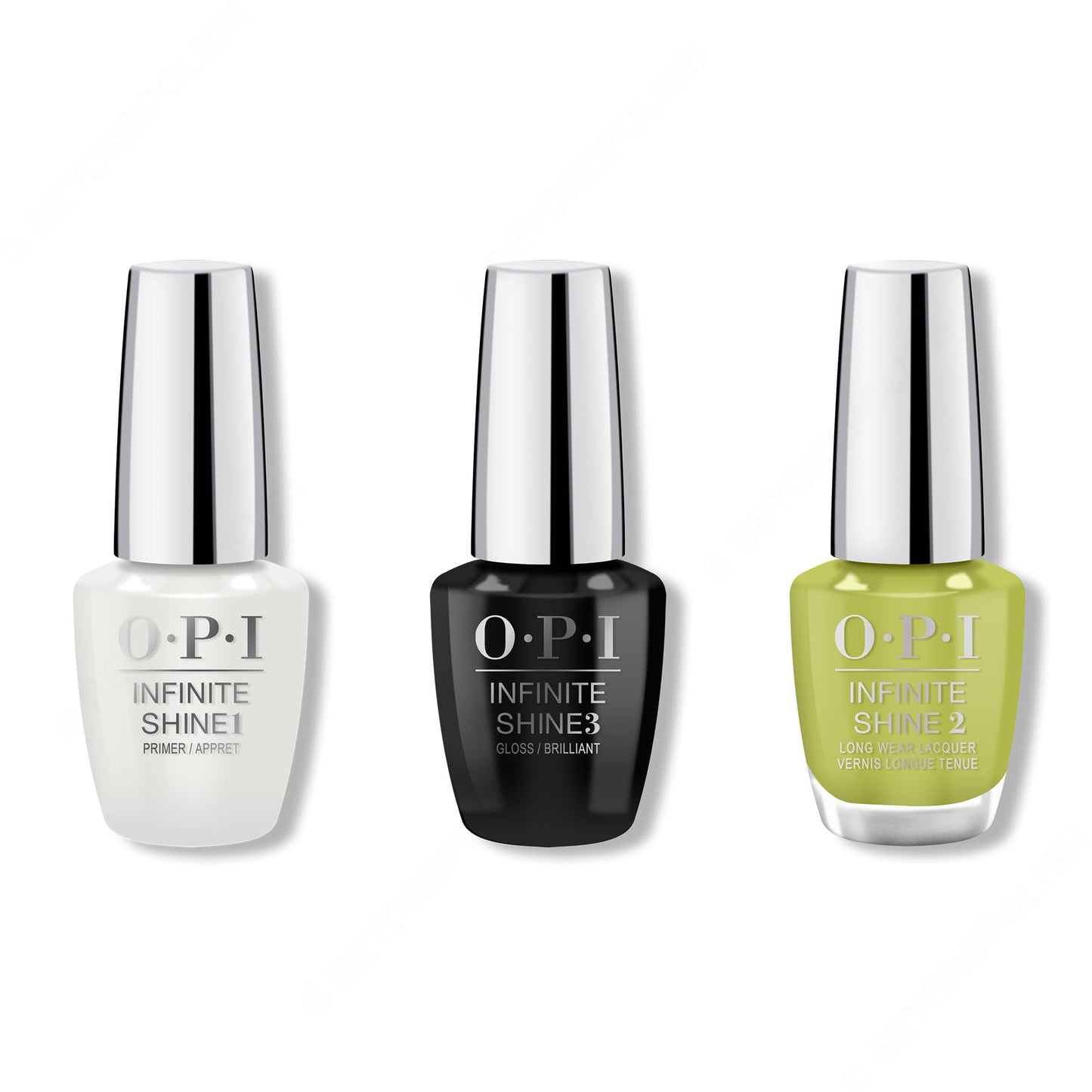 OPI - Infinite Shine Combo - Base, Top & Pear-adise Cove
