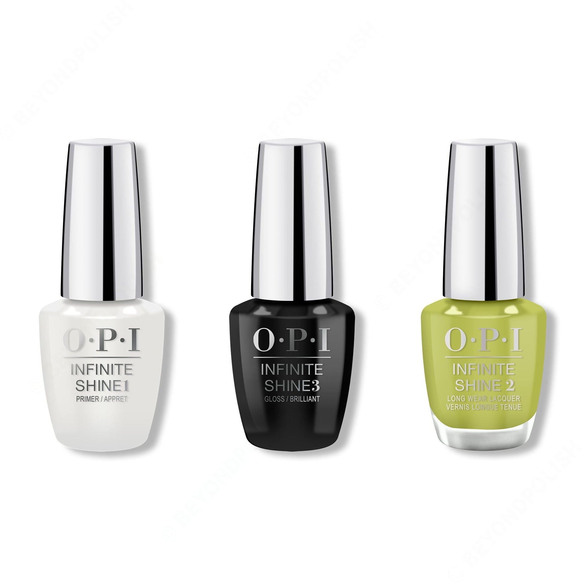 OPI - Infinite Shine Combo - Base, Top & Pear-adise Cove